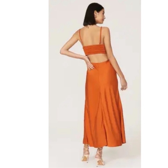 ALC Blakely Cutout Dress in Black. - Picture 5 of 8